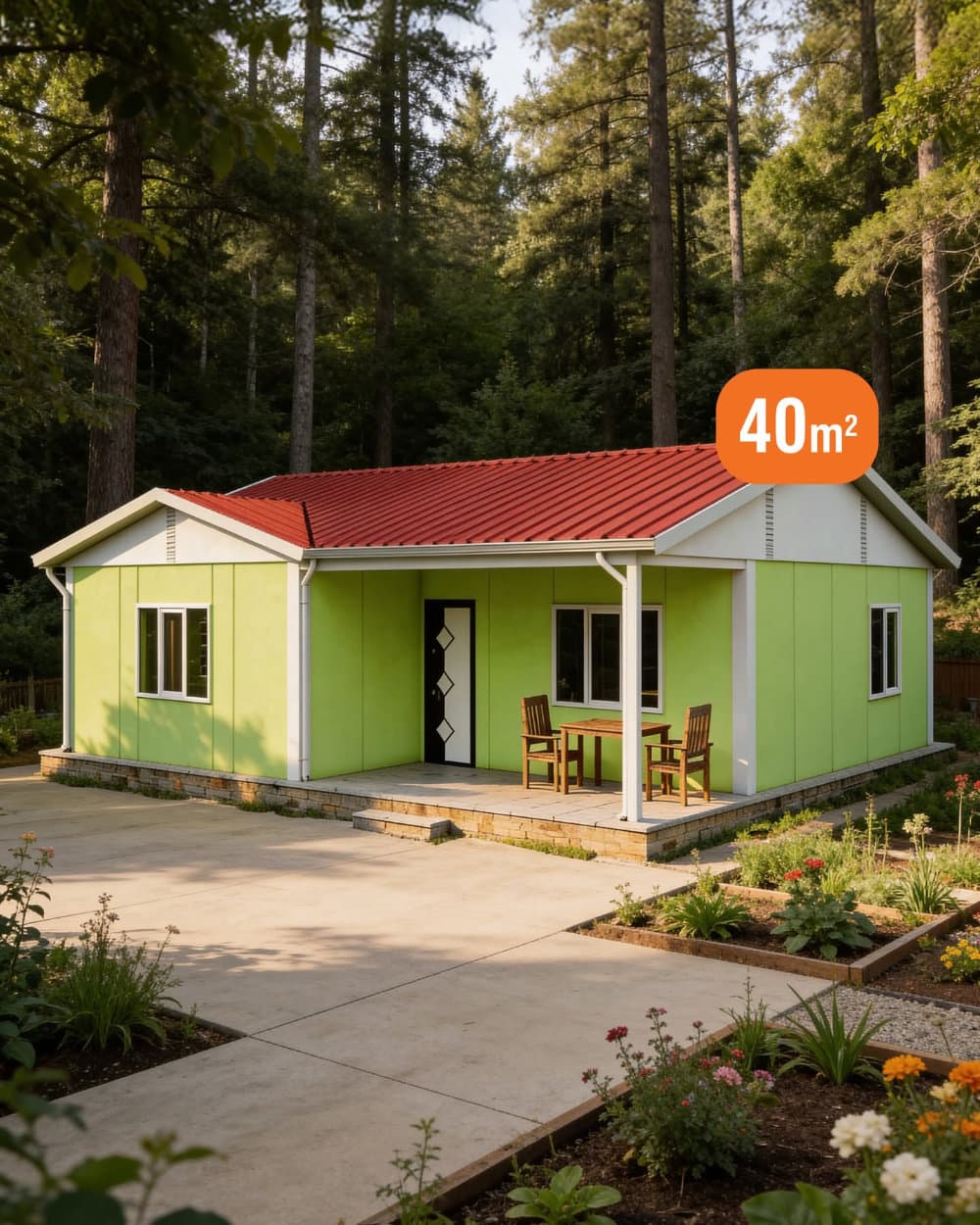 40 m² Tek Katlı Prefabrik Ev