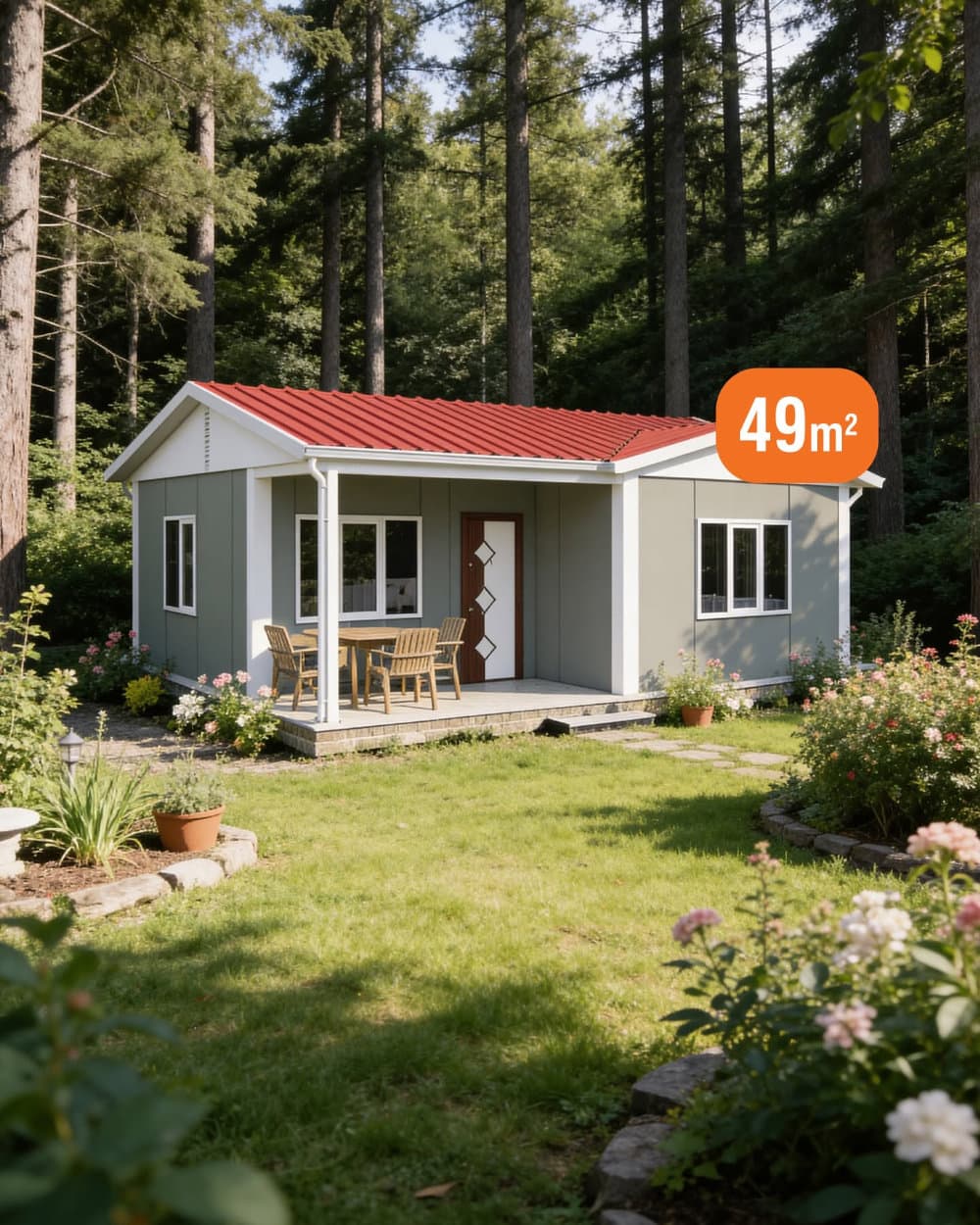 49 m² Tek Katlı Prefabrik Ev