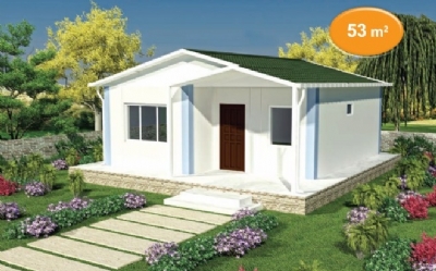 53 m² Tek Katlı Prefabrik Ev