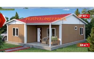 68 M² Tek Katlı Prefabrik Ev